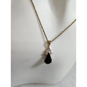 Elegant Black and Gold Necklace